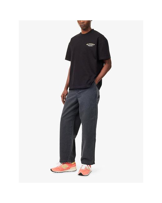 Summit Black Essentials Short-Sleeve Cotton T-Shirt for men