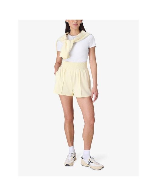 Sweaty Betty Natural Sand Wash Cloudweight Stretch-Jersey Shorts