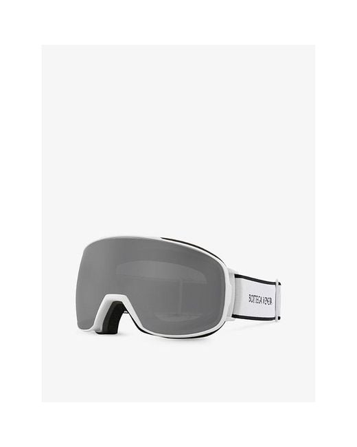 Bottega Veneta Gray 6j000412 Bv1167s Rectangle-frame Injected Sunglasses