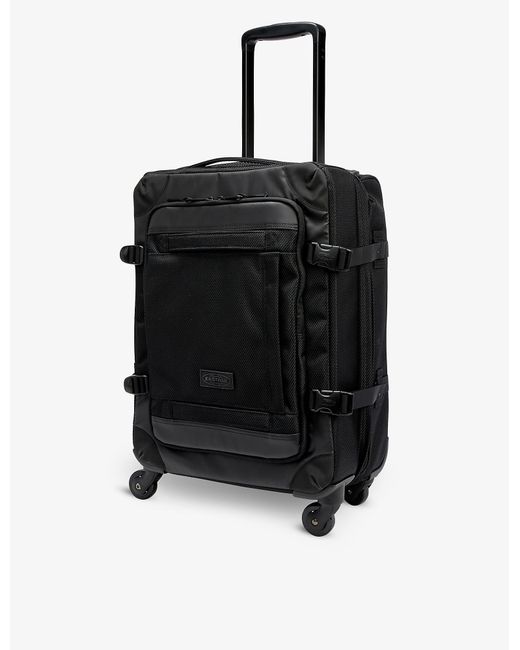 Eastpak Synthetic Trans4 Cnnct Cabinsize Woven Suitcase in Black Lyst