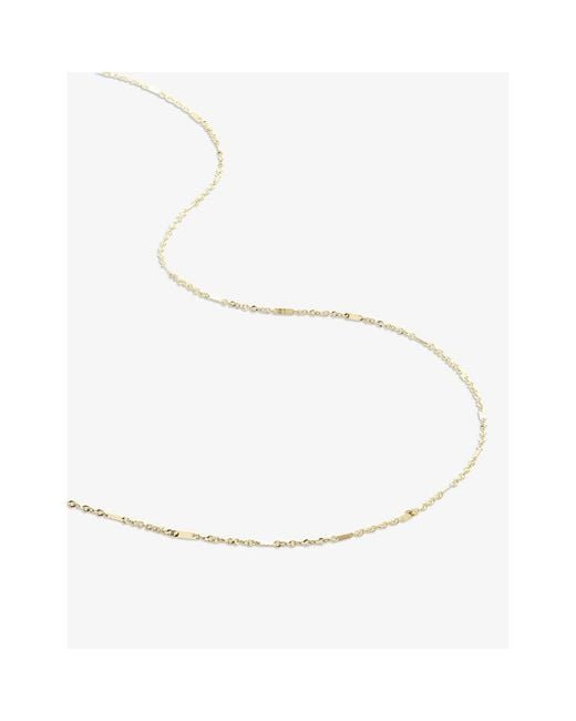 Monica Vinader Natural Shimmer 14Ct- Chain Necklace