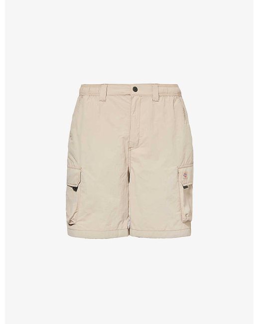 Dickies Natural Jackson Flap-pocket Shell Shorts for men