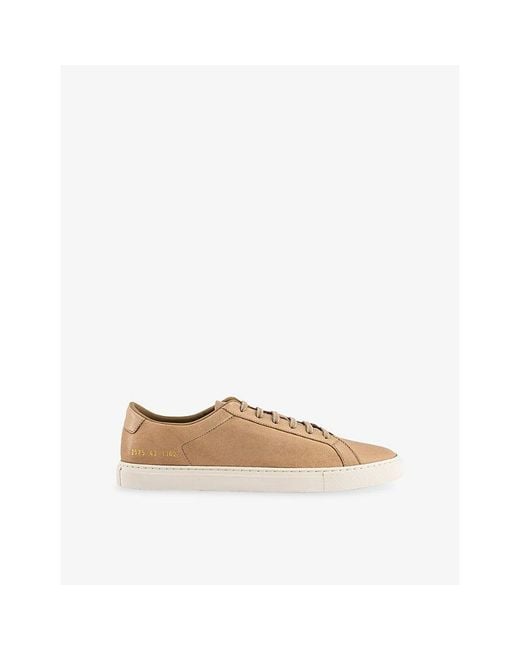 Common Projects Natural Achilles Premium Suede Trainers for men