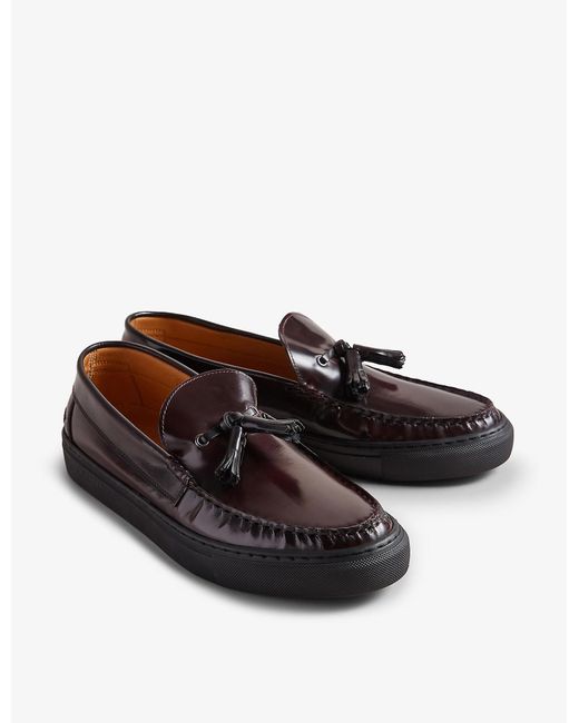 Ted Baker Petie Tassel Leather Loafers for Men | Lyst
