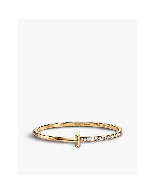 Tiffany & Co Multicolor T1 Narrow 18Ct And 1Ct Diamond Bracelet