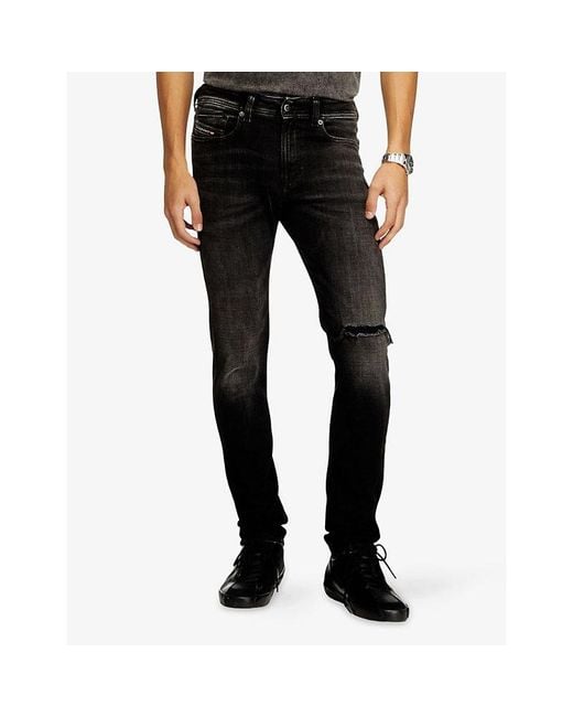DIESEL Black 1979 Sleenker 09N19 Skinny-Fit Denim Jeans for men