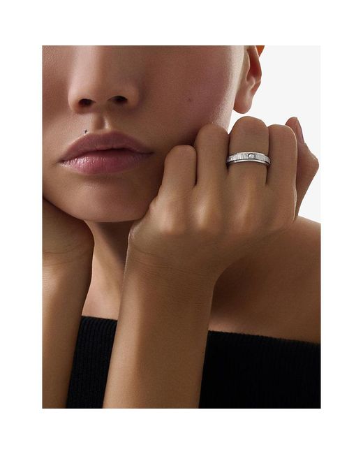 Piaget White Possession 18Ct- And 0.02Ct Brilliant-Cut Diamond Ring