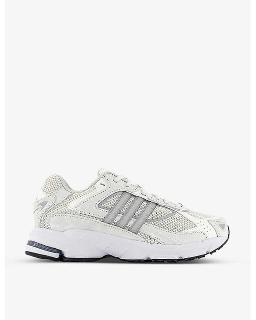 adidas Response Cl Suede And Mesh Trainers in White | Lyst