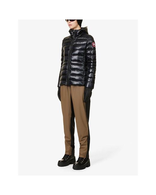 Canada Goose Black Cypress Hooded Shell-down Jacket