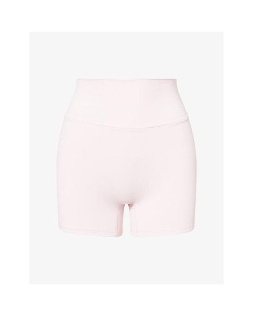 ADANOLA Pink Ultimate Ultra Crop Stretch-Jersey Shorts