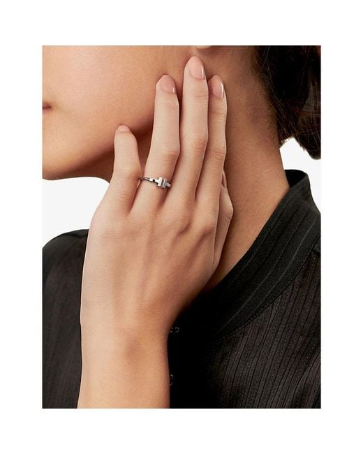 Tiffany & Co White Tiffany T 18Ct- Wire Ring