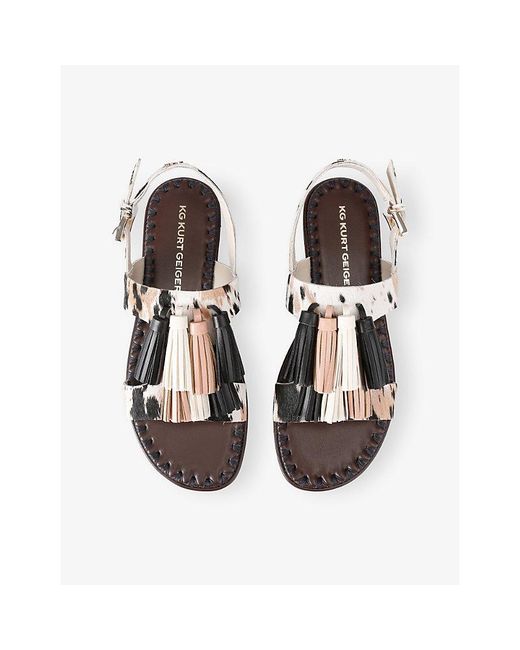 KG by Kurt Geiger Multicolor Rita Leather Sandals