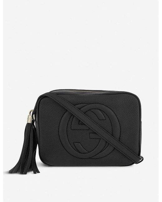 soho small leather disco bag gucci