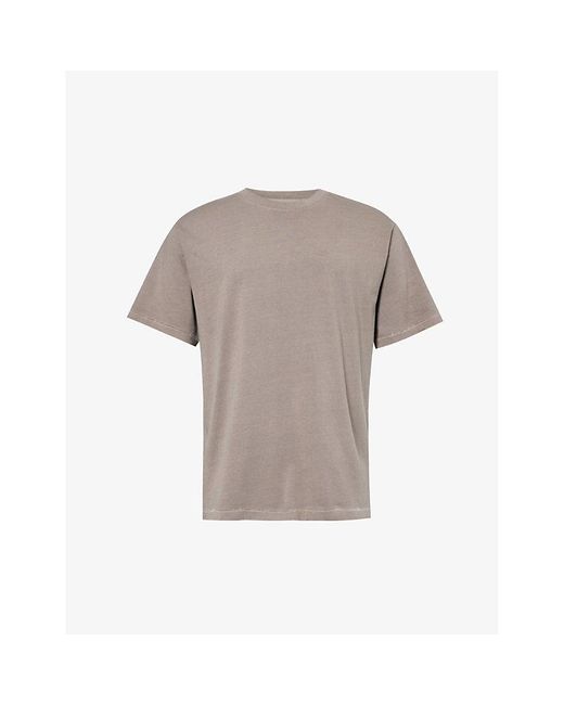 GYMSHARK Gray Everywear Comfort Logo-embossed Cotton-jersey T-shirt X for men