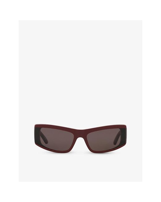 Balenciaga Brown 6e000315 Bb0301s Cat-eye Frame Acetate Sunglasses