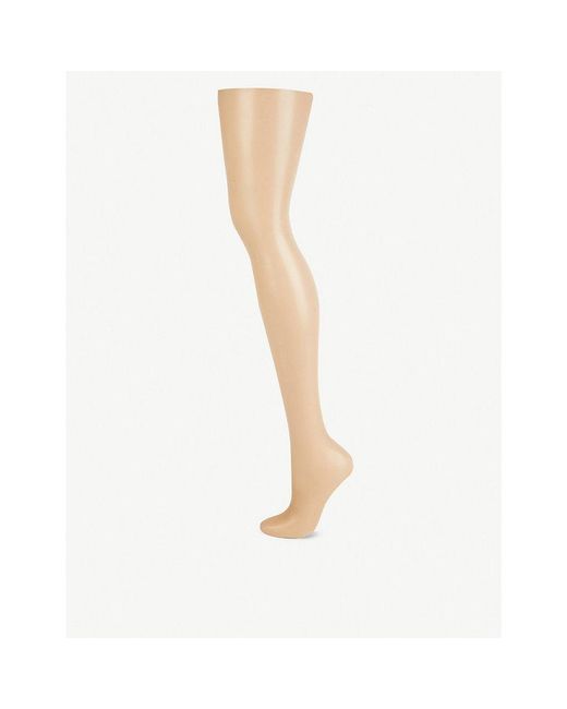 Falke White Shelina 12 Toeless Tights