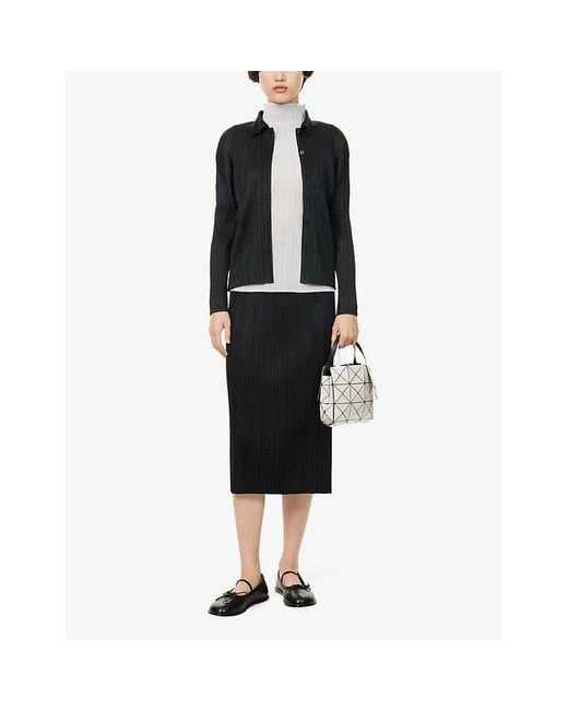 Pleats Please Issey Miyake Black Pp M Skirt