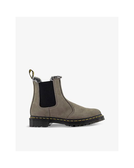 Dr martens deals leonore fur lined