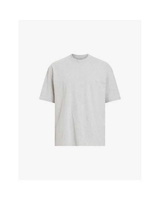AllSaints White Xander Graphic-print Relaxed-fit Organic-cotton T-shirt X for men
