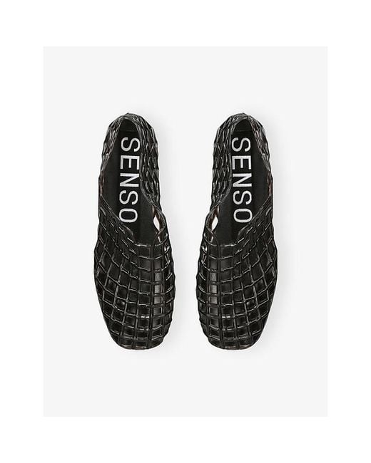 Senso Black Jellie Jelly Ballet Flats