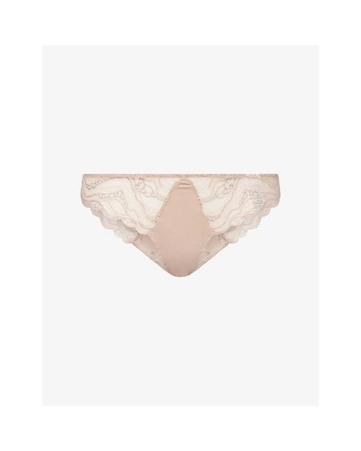 Calvin Klein Natural Sensual Stretch Lace Thong