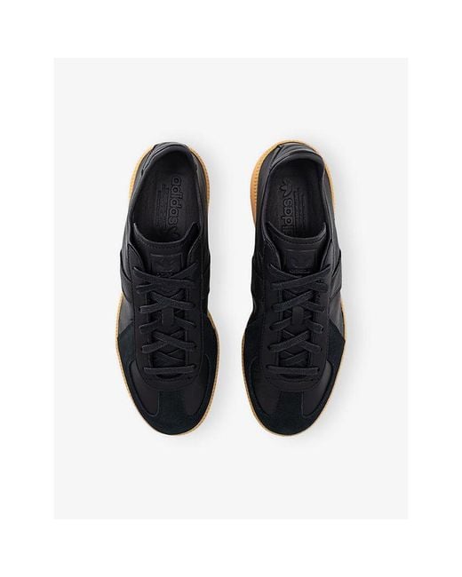 Adidas Blue Bw Army Leather Trainers for men