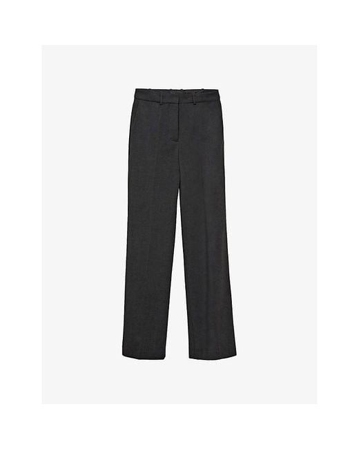 Joseph Black Morissey Tailored Flared Stretch-Wool Trousers