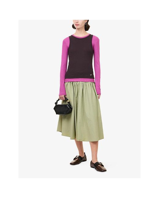 Damson Madder Purple Manon Layered 2