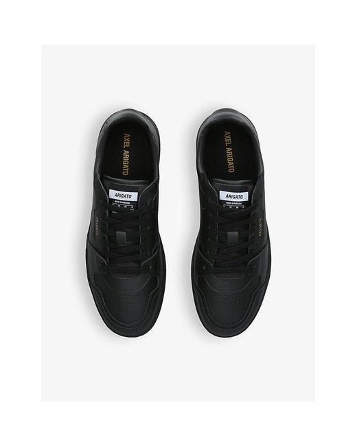 Axel Arigato Black Dice Leather And Suede Low-top Trainers for men