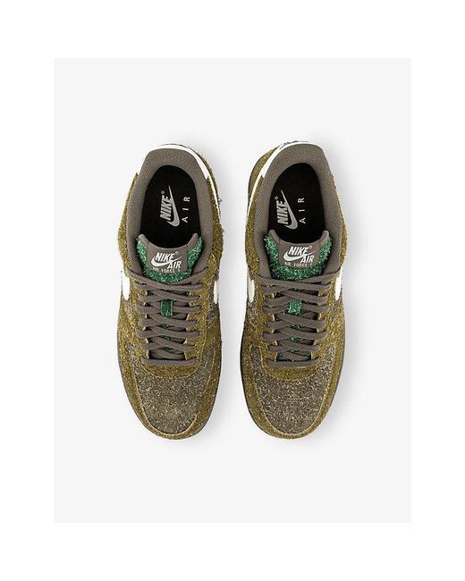 Nike Green Air Force 1 '07 Suede Trainers for men