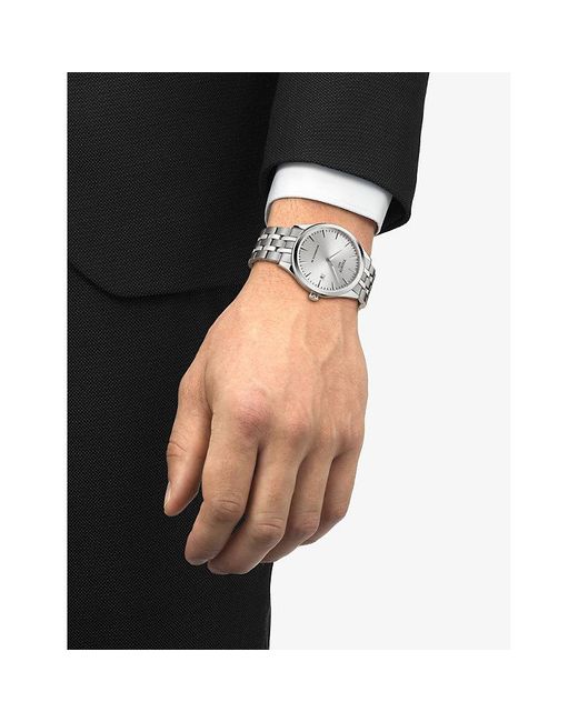 Tissot Metallic Classic Dream Stainless-Steel Automatic Watch 40Mm for men