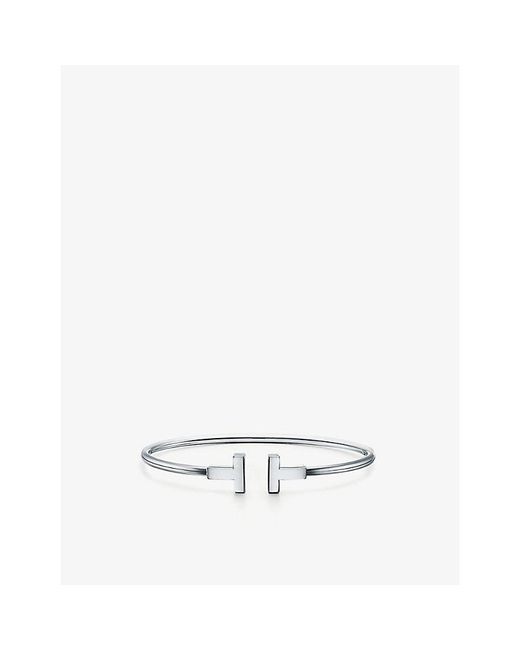 Tiffany & Co White T Wire 18Ct- Bracelet for men