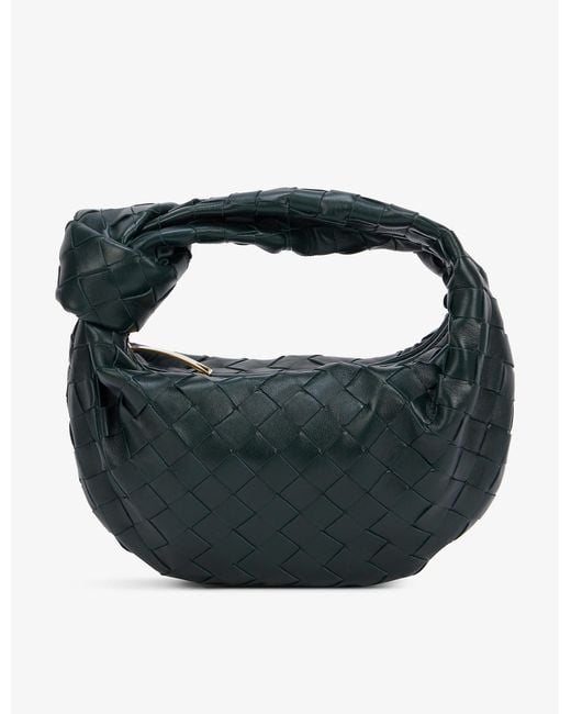 Bottega Veneta Mini Jodie Leather Top-handle Bag in Black | Lyst Canada