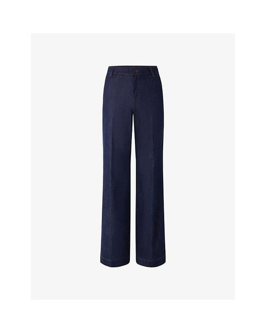 Soeur Blue California Wide-Leg Denim Jeans