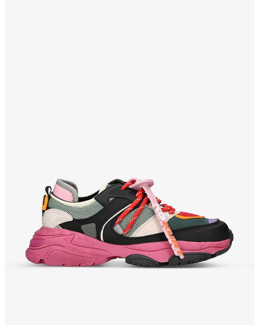 kurt geiger red trainers