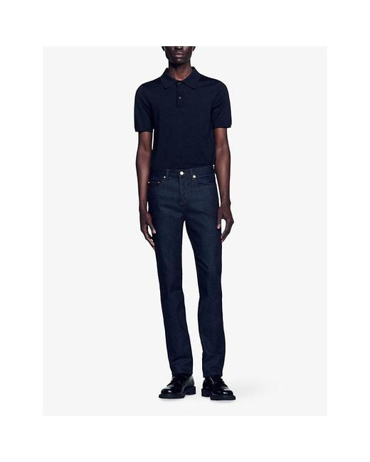 Sandro Black Denim for men