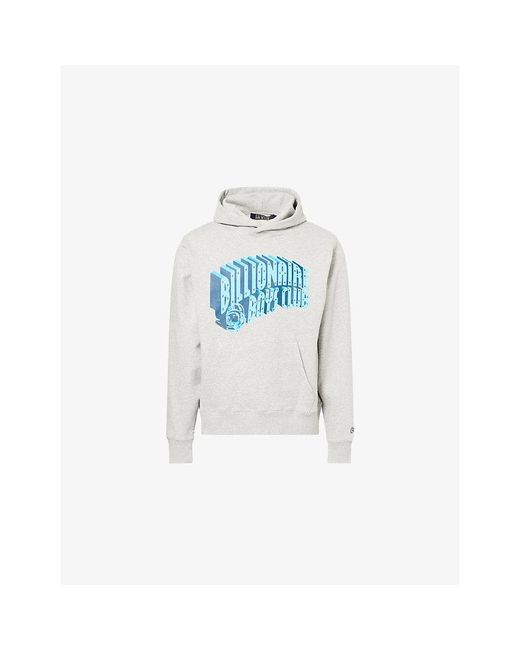 BBCICECREAM Blue 3D Arch Popover Relaxed-Fit Cotton-Jersey Hoodie for men