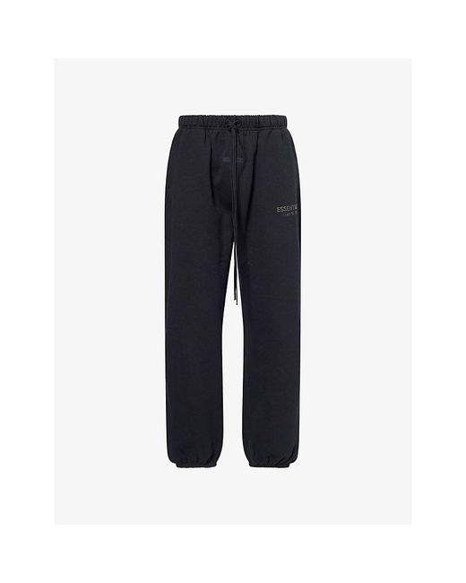 Fear Of God Blue Drawstring Relaxed-Fit Cotton-Blend Jogging Bottoms