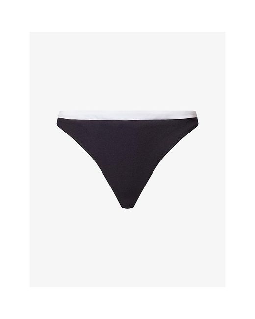 WE Are Tala Blue Contrast Cheeky Bikini Bottoms
