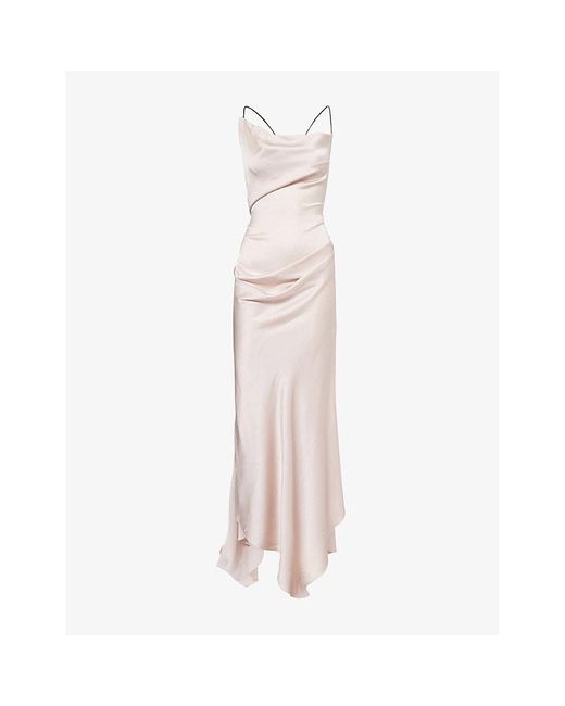 Victoria Beckham Pink Vb Excl Draped Cami Gown