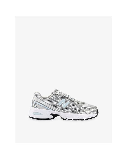 New Balance White 740 V2 Woven Trainers for men