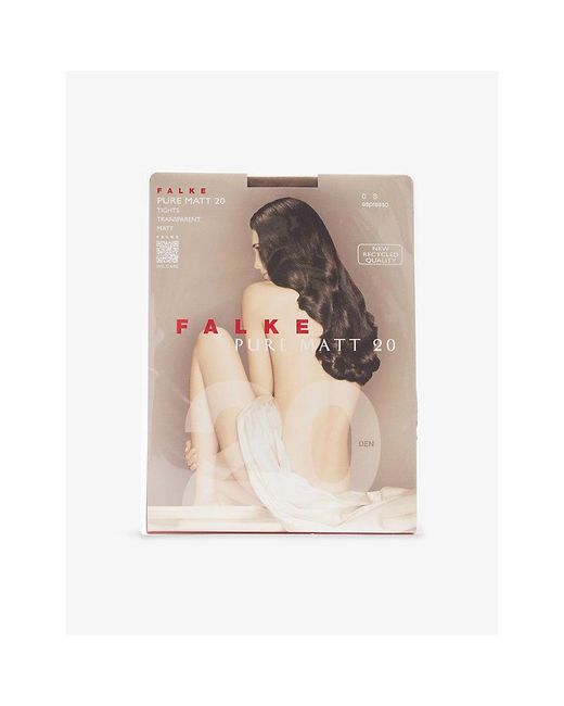 Falke Natural Pure Matt 20 Denier Stretch-Knit Tights