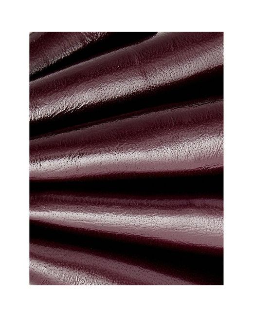 Bottega Veneta Purple Crease-texture Leather Tie for men