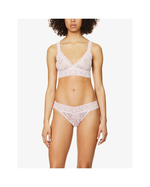 Hanky Panky Pink Signature Original-Rise Stretch-Jersey Thong