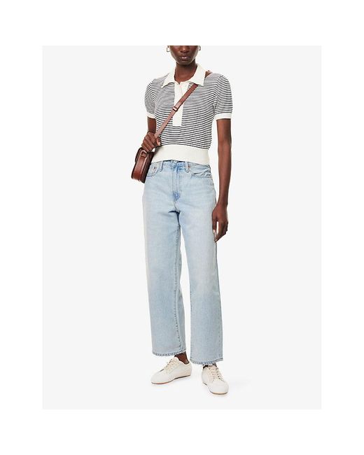 Levi's Blue 578 Baggy Mid-Rise Denim Jeans