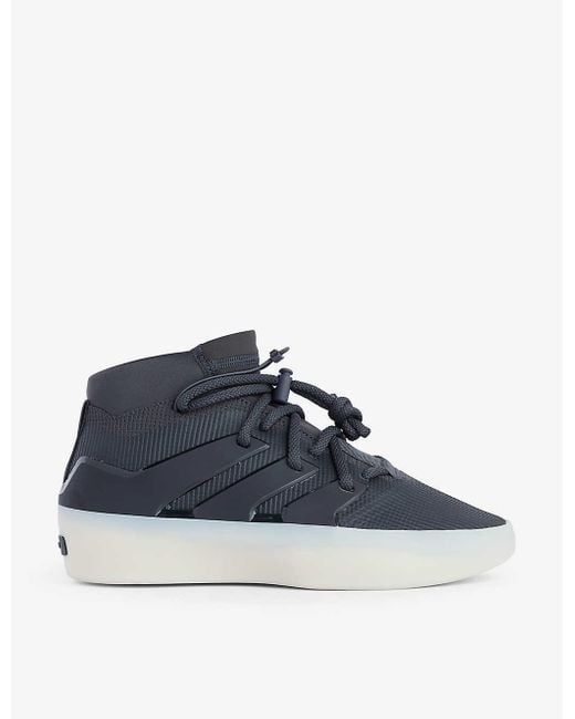 Fear Of God Blue X Adidas Basketball Knitted Trainers for men