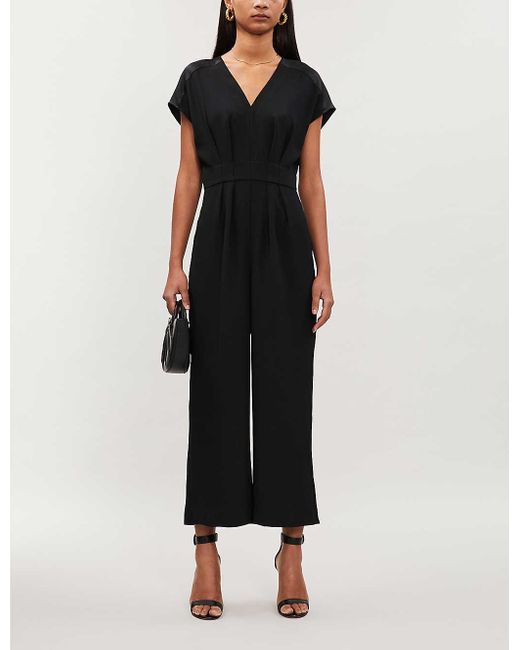 whistles utility crepe jumpsuit