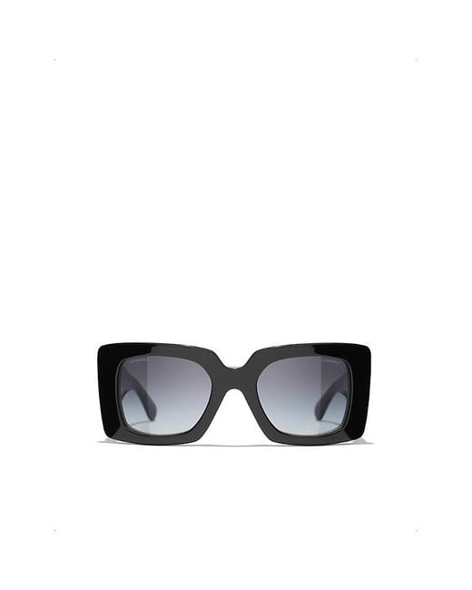 Chanel Black Square Sunglasses