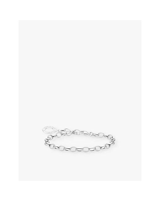 Thomas Sabo White Classic Charm Sterling- Bracelet