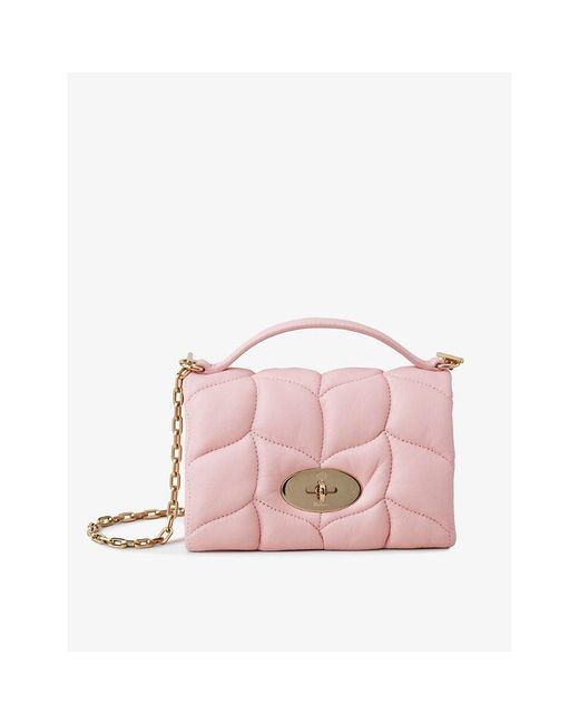 Mulberry Pink Tiny Softie Leather Cross-body Bag